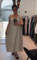 MOTYL długa zwiewna sukienka z naturalnego lnu ,rozmiary